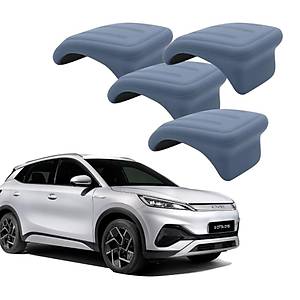 BYD Atto 3 Kap� A�ma Koruyucu Silikon Ped Seti � Mavi (4 Adet)