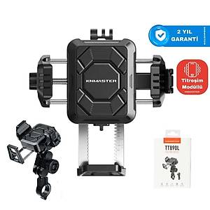 KNMASTER TT-890L Titre�im �nleyicili Motosiklet Telefon Tutucu