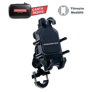 Knmaster TT-860 Titre�im Engelleyicili T�m Motosikletlere Uyumlu Telefon Tutucu