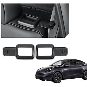 Tesla Model Y Arka Koltuk Emniyet Kemeri Ask� Aparat� � 2�li Set � Siyah