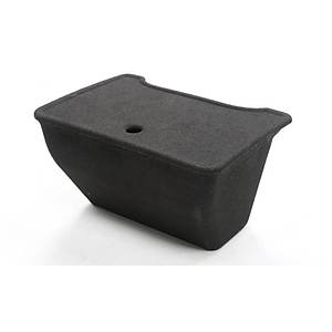 Tesla Model Y Arka Koltuk Ortas�na Tak�lan Kapakl� Saklama Alan� � Kuma� Kaplamal� � Siyah