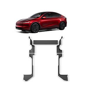 Tesla Juniper Kap� Koruyucu �erit ve Arka Koltuk Alt� Tekmelik � 5�li Set � Siyah