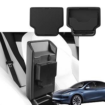 Tesla Juniper Kol Dayama Kapana Taklan Kapakl Dzenleyici, Siyah Renk