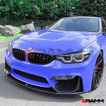 BMW M3 - M4 - F80 - F81 - F82 - F83 N TAMPON LP + FLAP SET PARLAK  SYAH