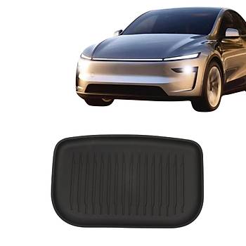 Tesla Juniper  n Bagaj Havuzlu Kauuk Paspas, izgili Desenli, Siyah Renk