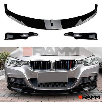 BMW F30 F31 N TAMPON LP + FLAP SET PARLAK  SYAH