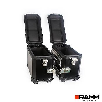 BMW MOTORRAD 1300GS/ADV ALUMINYUM L ANTA SET , SYAH