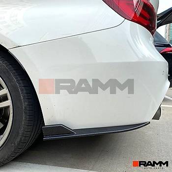 BMW F30 M PAKET ARKA TAMPON BIAI SA-SOL PARLAK KARBON