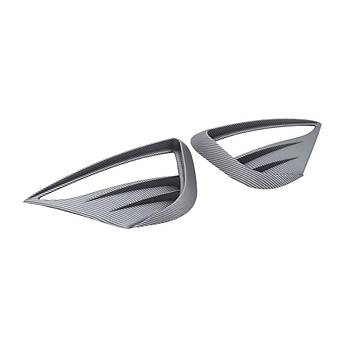Tesla Model Y n Sis Lambas Ka Upgrade Geni Tip Karbon Kaplama, 2 Adet Set Olarak, Mat Siyah