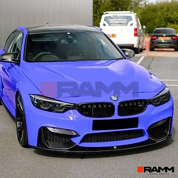 BMW M3 - M4 - F80 - F81 - F82 - F83 N TAMPON LP + FLAP SET PARLAK  SYAH