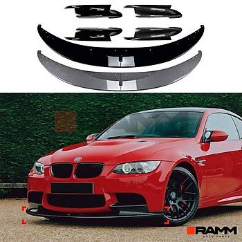 BMW  E90 - E91 - E92 - E93 - M3 N TAMPON LP + FLAP SET PARLAK  SYAH