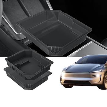 Tesla Juniper Orta Konsol Dzenleyici ift Katl , Techware Style, Siyah Renk