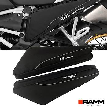 BMW MOTORRAD R1250GS Sa ve Sol Yan anta Seti, Siyah Kuma