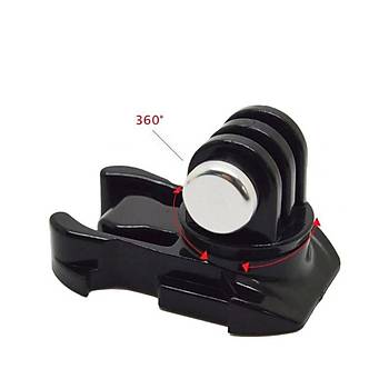 T�m Aksiyon Kameralara Uyumlu 360 Derece D�nebilen H�zl� Tak ��kar