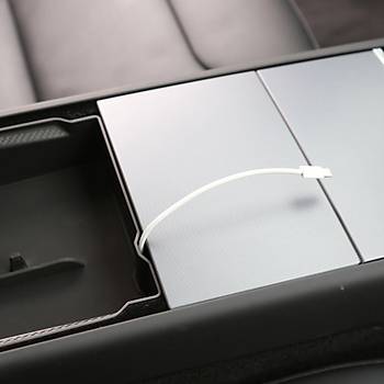 Tesla Juniper Orta Konsol Dzenleyici, kabilen Silikon Pedi le, Siyah Renk