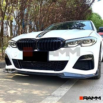Bmw G20 Lci Mp �n Tampon Lipi + Flap Seti Parlak Siyah