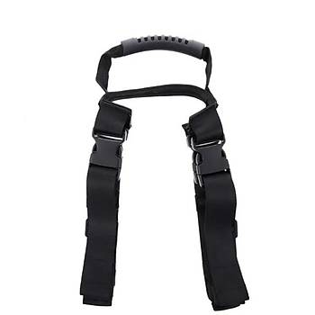 Motosiklet �antalar�na Evrensel Uyumlu Katlan�r Elde Ta��ma Yard�mc� Halat�