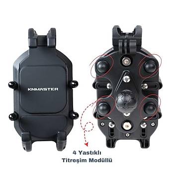 Knmaster TT-860 Titre�im Engelleyicili T�m Motosikletlere Uyumlu Telefon Tutucu