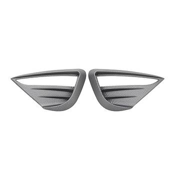 Tesla Model Y n Sis Lambas Ka Upgrade Geni Tip Karbon Kaplama, 2 Adet Set Olarak, Mat Siyah