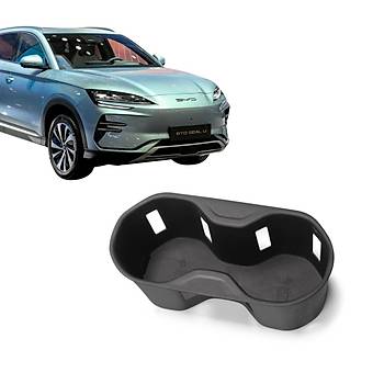 BYD SEAL U Bardak Tutucu Silikon Bardaklk, Siyah Renk