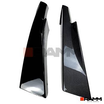 BMW E90 LCI M-TECH N TAMPON  FLAP SET PARLAK KARBON