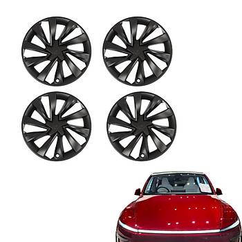 Tesla  Juniper ELARA Jant Kapa Seti 19 n, Mat Siyah Renk