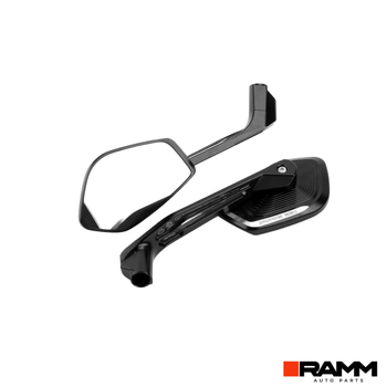 BMW MOTORRAD R1250GS/ADV R1300GS/ADV ALUMNYUM YAN DKZ AYNASI TAKIMI, BMW MOTORRAM, SYAH