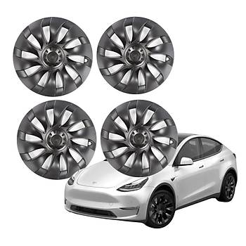 Tesla Model Y  CYCLONE Jant Kapa Seti 20 n, Mat Siyah Renk  (4 Adet Set Olarak Satlmaktadr.)