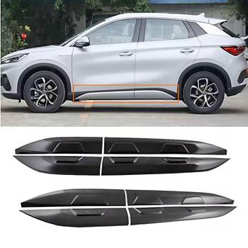 BYD ATTO 3 Kap D Alt Kaplama Seti, 4 Adet, Siyah Renk