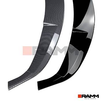 BMW F30 F31 N TAMPON LP + FLAP SET PARLAK  SYAH