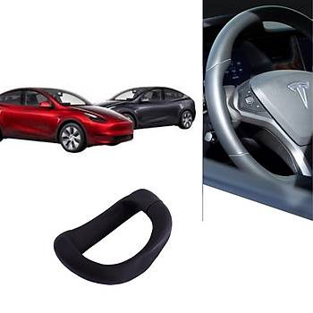 Tesla Model Y  / Model 3 Direksiyon Tutma Arl, 2 Adet Set Olarak, Siyah Renk Seenei le