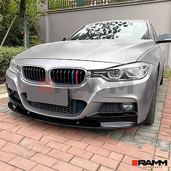 BMW F30 F31 N TAMPON LP + FLAP SET PARLAK  SYAH