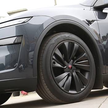 Tesla  Juniper ELARA Jant Kapa Seti 19 n, Mat Siyah Renk