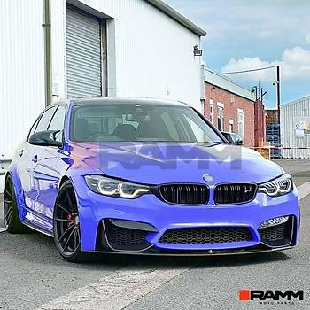 BMW M3 - M4 - F80 - F81 - F82 - F83 N TAMPON LP + FLAP SET PARLAK  SYAH