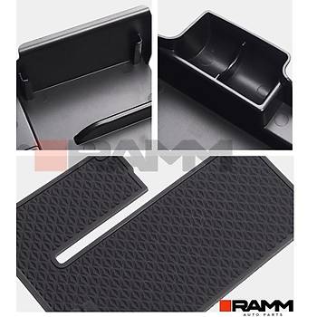 Bmw G60 G60 Saklama Kutusu Silikon Abs Parlak Karbon