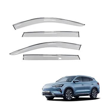 BYD SEAL U n ve Arka Cam Rzgarl, 4 Adet Set Olarak, Akrilik Malzeme