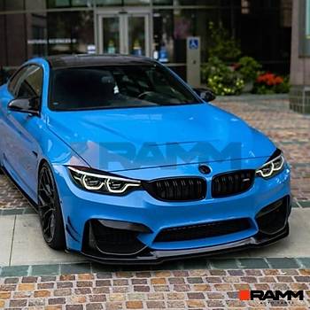 BMW M3 M4 F80 F81 F82 F83 N LP PARLAK  SYAH