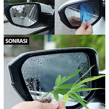 Knmaster Evrensel Otomobil Dikiz Aynas� Ya�mur Kayd�r�c� �effaf Film Tak�m�