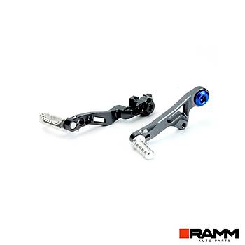 BMW MOTORRAD 1250GS/ADV ALUMNYUM AYARLANABLR VTES DETRC, SYAH