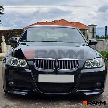 BMW E90 - E90 M-TECH N TAMPON FLAP SET PARLAK  SYAH