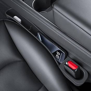 Tesla Model Y/Model 3 Kap� Kenar� ��in Bardakl�k ve D�zenleyici - 2 Adet Set - Siyah