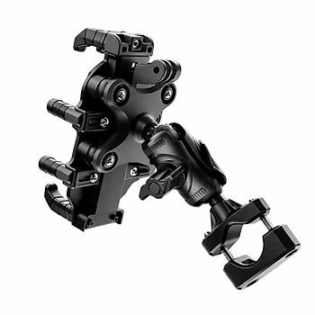 KNMASTER TT-820 Titre�im �nleyicili Motosiklet Telefon Tutucu