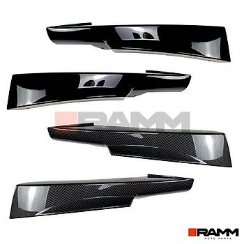 BMW E90 LCI M-TECH N TAMPON  FLAP SET PARLAK KARBON