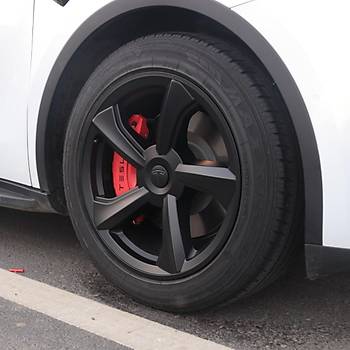 Tesla Juniper LUMIN Jant Kapa Seti 19 n, Mat Siyah Renk