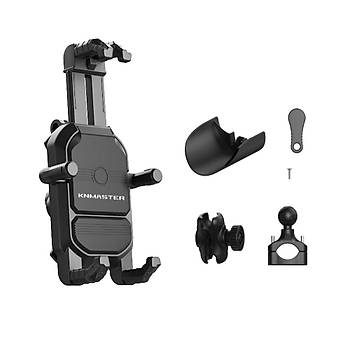 KNMASTER TT-830 Titre�im �nleyicili Motosiklet Telefon Tutucu