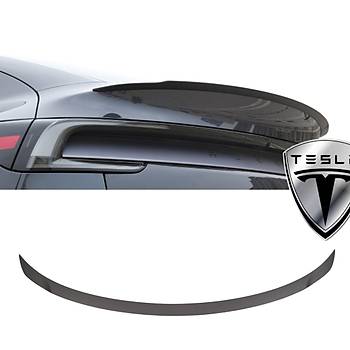 Tesla Juniper Arka Tampon Pro Tip Spoyleri, Mat Siyah Renk