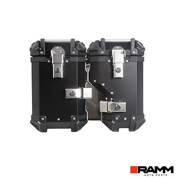 BMW MOTORRAD 1200GS/ADV,1250GS/ADV ALUMINYUM L ANTA SET , SYAH