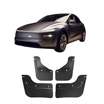 Tesla Juniper n ve Arka Paalk Spor Ksa Model , 4 Adet Set Olarak, Mat Siyah Renk