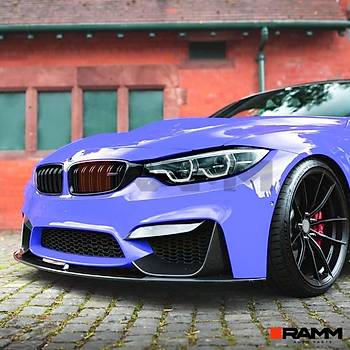 BMW M3 - M4 - F80 - F81 - F82 - F83 N TAMPON LP + FLAP SET PARLAK  SYAH