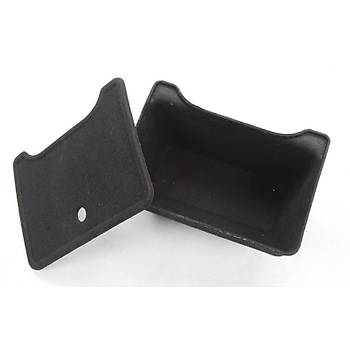 Tesla Model Y Arka Koltuk Ortasna Taklan Kapakl Saklama Alan , Kuma Kaplamal Siyah Renk Seenei le